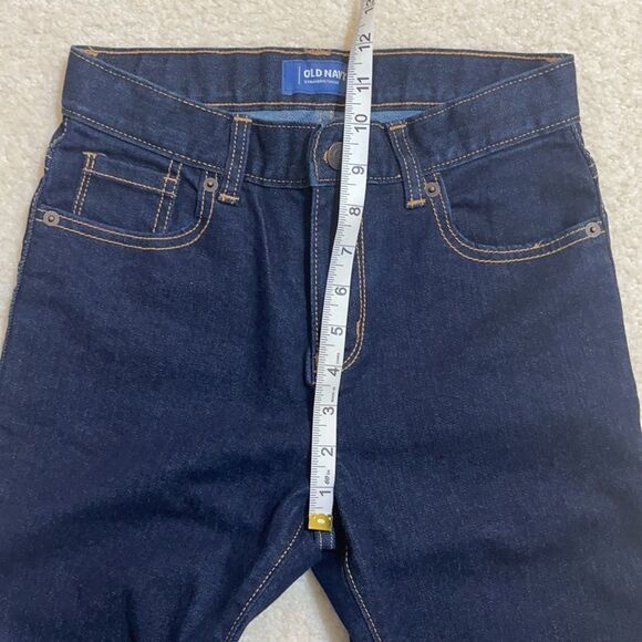 Old Navy dark straight leg high waist jeans 14 - Picture 3 of 13